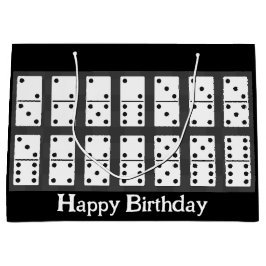 Bolsa De Regalo Grande Diseño de Dominoes