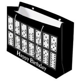 Bolsa De Regalo Grande Diseño de Dominoes