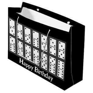 Bolsa De Regalo Grande Diseño de Dominoes