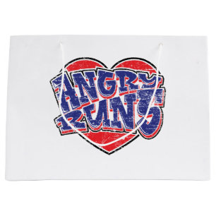 Bolsa De Regalo Grande Diseño de fans de Angry Runs v2