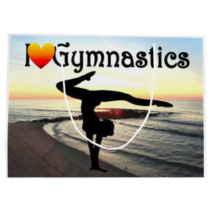 BOLSA DE REGALO GRANDE DISEÑO DE GIMNASTICAS DE GRAN TAMAÑO