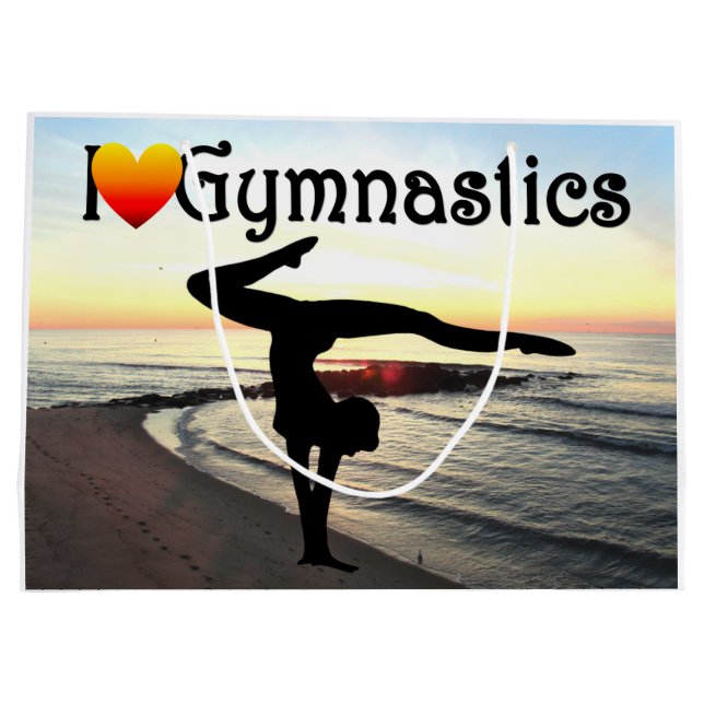 BOLSA DE REGALO GRANDE DISEÑO DE GIMNASTICAS DE GRAN TAMAÑO (Reverso)