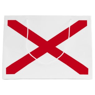 Bolsa De Regalo Grande Diseño de la bandera del estado de Alabama