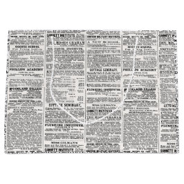 Bolsa De Regalo Grande Diseño de periódicos antiguos