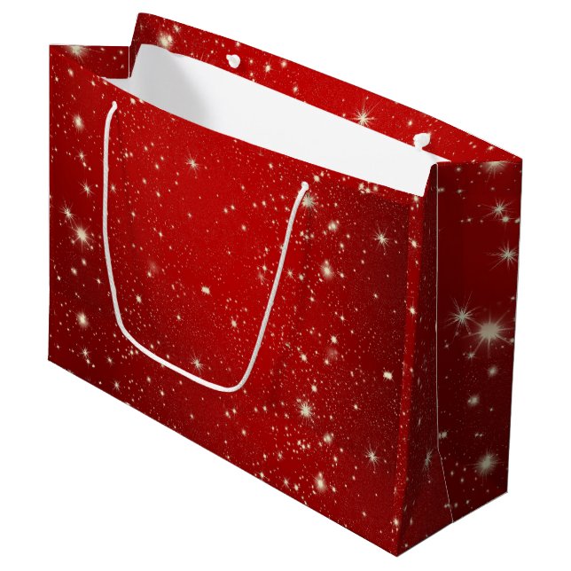 Bolsa De Regalo Grande Diseño de regalo navideño navideño navideño (Angulo Anverso)