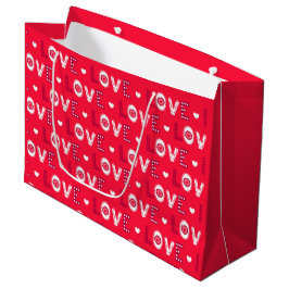 Bolsa De Regalo Grande Diseño de San Valentín