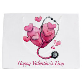 Bolsa De Regalo Grande Diseño de San Valentín para sanar corazones
