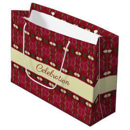 Bolsa De Regalo Grande Diseño elegante con patrones