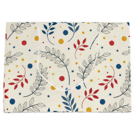 Bolsa De Regalo Grande Diseño floral