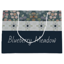 Diseño floral con azul