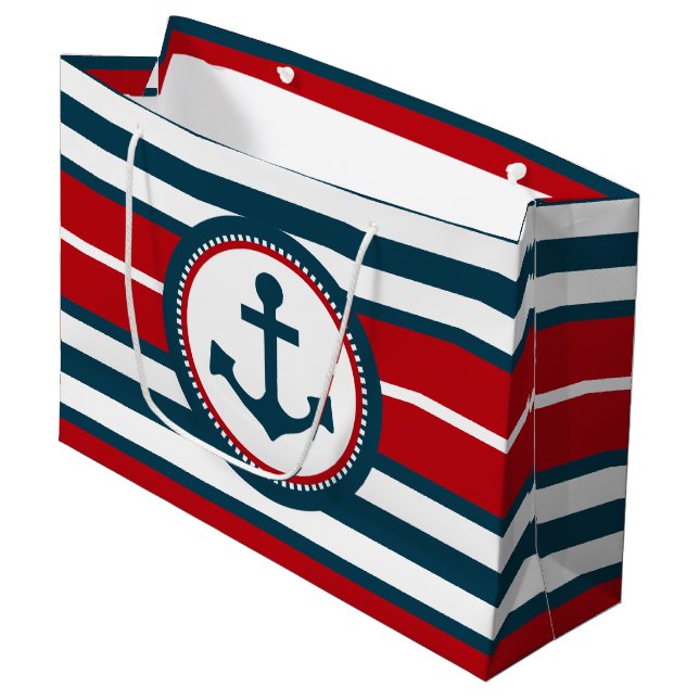 Bolsa De Regalo Grande Diseño náutico (Angulo Anverso)