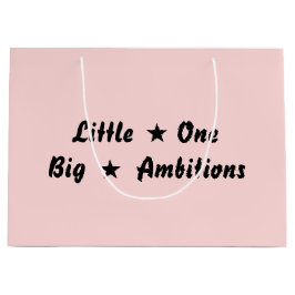 Bolsa De Regalo Grande Diseño Rosa Sueños Gigantes Humanos Pequeños