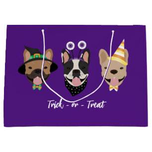 Bolsa De Regalo Grande Disfraces de Halloween para Bulldog Francés