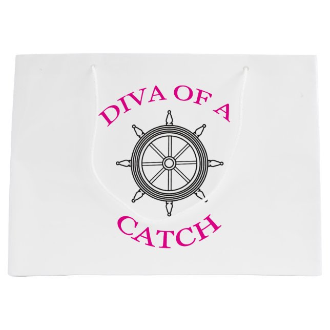 Bolsa De Regalo Grande "Diva de una trampa" (Anverso)