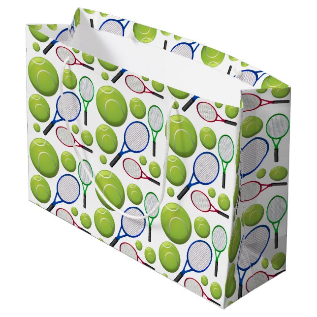 Bolsa De Regalo Grande Diversión de tenis (Angulo reverso)