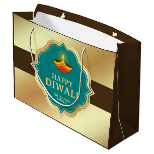 Bolsa De Regalo Grande Diwali Personalizado