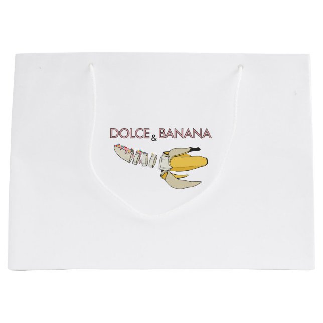 Bolsa De Regalo Grande Dolce & Banana (Anverso)