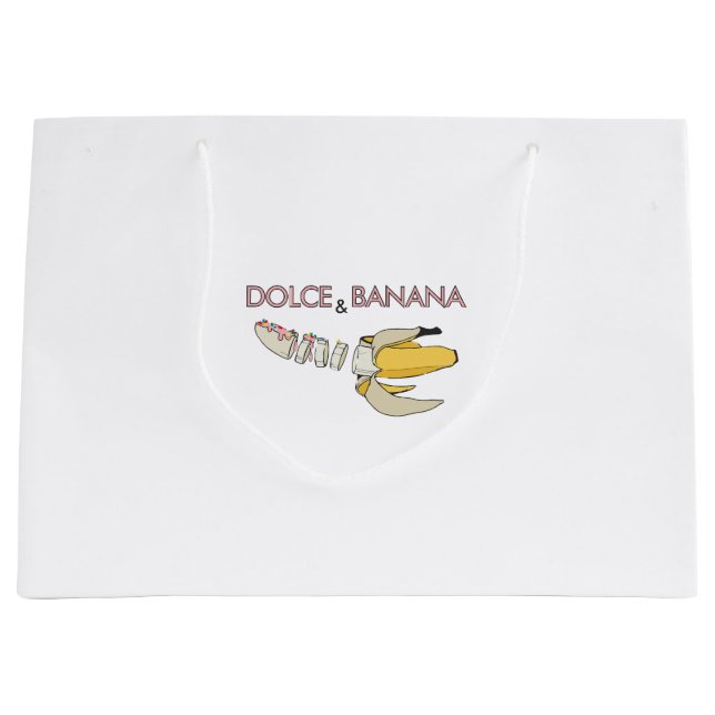 Bolsa De Regalo Grande Dolce y banana (Anverso)