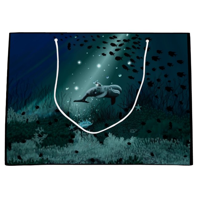 Bolsa De Regalo Grande Dolphin Dream (Anverso)