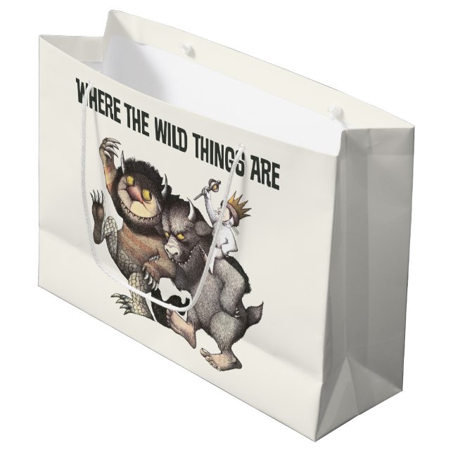 Bolsa De Regalo Grande Donde las cosas salvajes son personajes (Angulo Anverso)