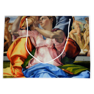 Bolsa De Regalo Grande Doni Tondo, Madona Doni (detalle), Michelangelo, 1