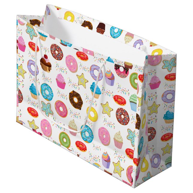 Bolsa De Regalo Grande Donut and Cupcakes (Angulo Anverso)