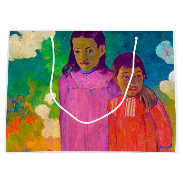 Bolsa De Regalo Grande Dos hermanas, Gauguin (Anverso)