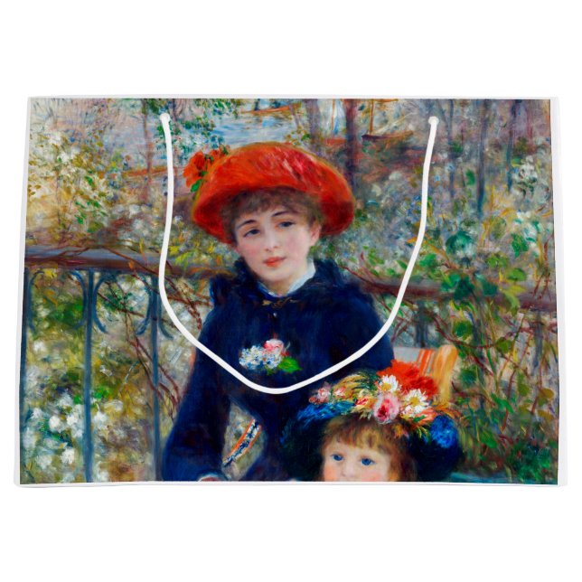 Bolsa De Regalo Grande Dos hermanas, Renoir (Anverso)