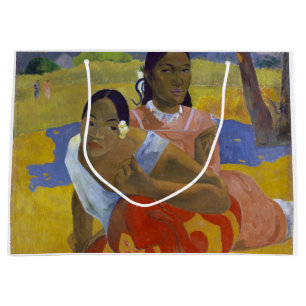 Bolsa De Regalo Grande Dos mujeres tahitianas, Gauguin