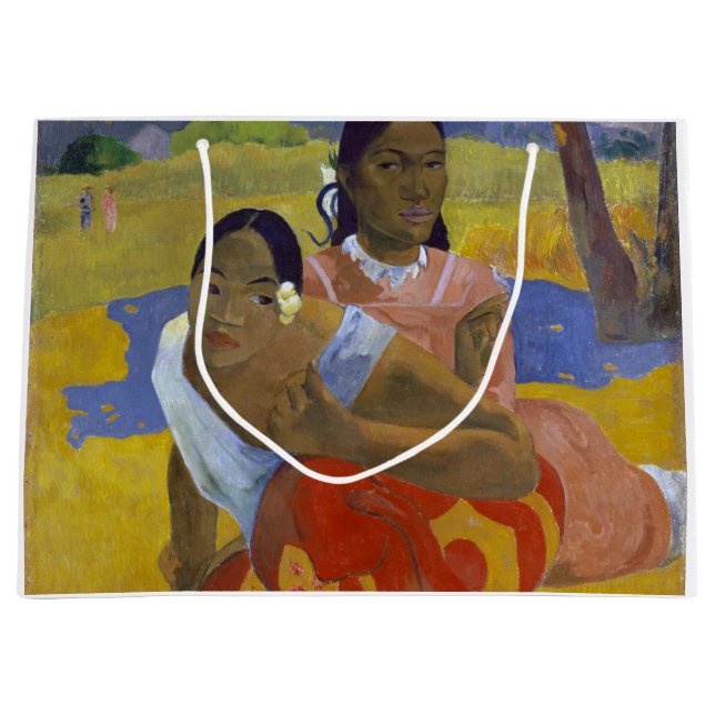 Bolsa De Regalo Grande Dos mujeres tahitianas, Gauguin (Anverso)
