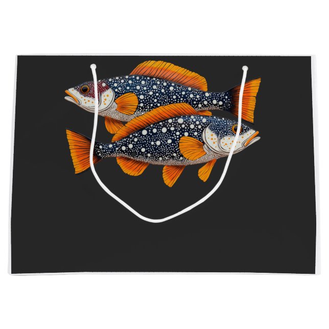 Bolsa De Regalo Grande Dos peces manchados (Anverso)
