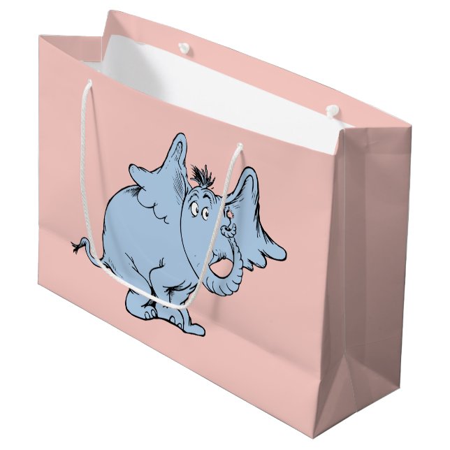 Bolsa De Regalo Grande Dr. Seuss | Aspecto lateral Horton (Angulo Anverso)