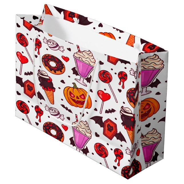 Bolsa De Regalo Grande Drácula Candy Spooky Sweet Fun (Angulo Anverso)