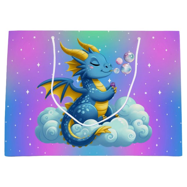 Bolsa De Regalo Grande Dragón Cuto/Whimsical (Anverso)