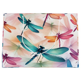 Bolsa De Regalo Grande Dragonfly Dance Print Cut Sew Bag