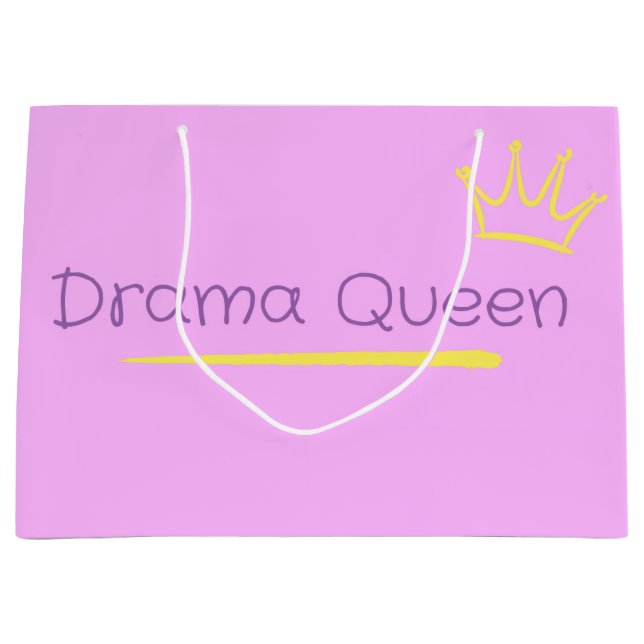 Bolsa De Regalo Grande Drama Queen (Anverso)
