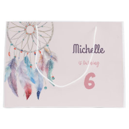 Bolsa De Regalo Grande Dream Big Boho Dreamcatcher Birthday