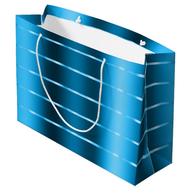 Bolsa De Regalo Grande Ducha de novia Royal Blue Ribbon (Angulo reverso)