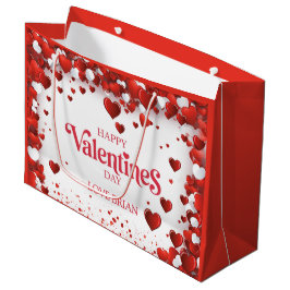 Bolsa De Regalo Grande Dulce Feliz Día de San Valentín