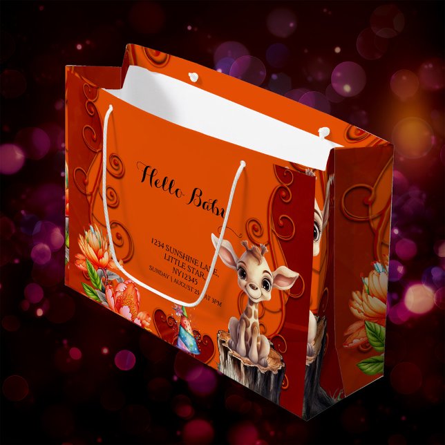 Bolsa De Regalo Grande Dulce giraffe (Sweet giraffe)