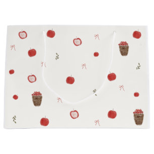 Bolsa De Regalo Grande Dulce Otoño Arco Manzana de Nuestros Ojos Baby Sho