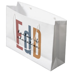 Bolsa De Regalo Grande EdD Médico De Educación Graduada