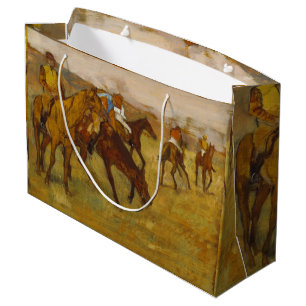 Bolsa De Regalo Grande Edgar Degas antes de la carrera