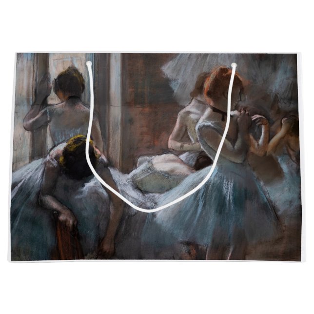 Bolsa De Regalo Grande Edgar Degas - Bailarinas (Anverso)