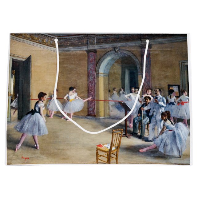 Bolsa De Regalo Grande Edgar Degas - Dance Foyer, Opera rue Le Peletier (Anverso)