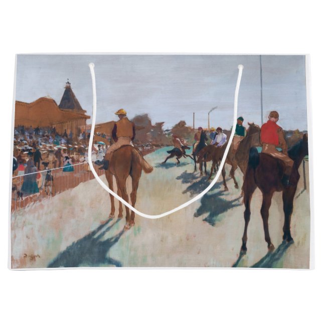 Bolsa De Regalo Grande Edgar Degas - El Desfile (Anverso)