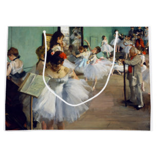 Bolsa De Regalo Grande Edgar Degas - La clase de danza