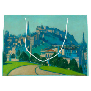 Bolsa De Regalo Grande Edimburgo, Ciudad Capital Escocesa (por George Hen