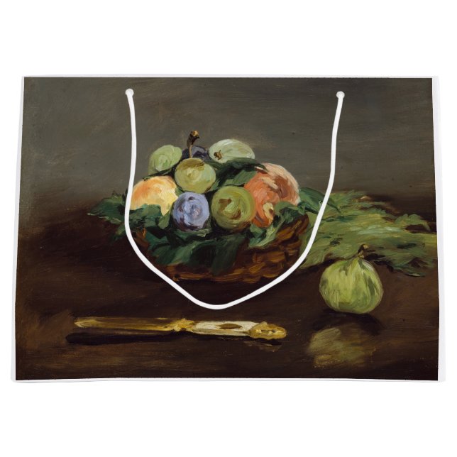 Bolsa De Regalo Grande Edouard Manet - Cesta de frutas (Anverso)