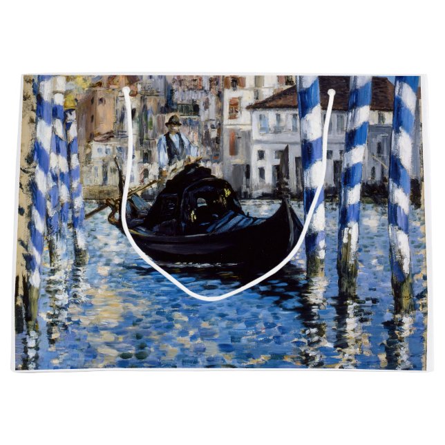 Bolsa De Regalo Grande Edouard Manet - Gran Canal, Venecia (Anverso)